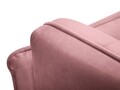 Fotoliu, Canna, Mazzini Sofas, 90x100x88 cm, catifea, roz