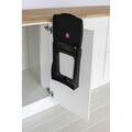 Cos de gunoi pentru dulap, Brabantia, Black, 10 L, 21.2x25.7x33 cm, otel, negru
