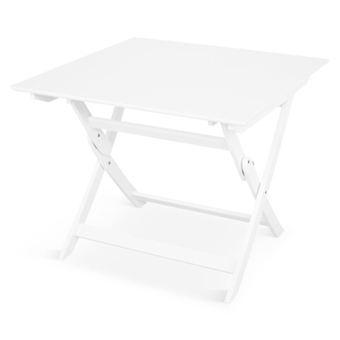 Masa pliabila, Pick-Up, 90 x 90 x 73 cm, lemn/MDF, alb