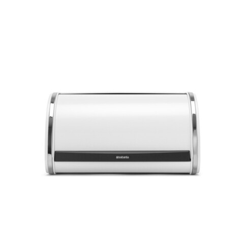 Cutie pentru paine, Brabantia, Roll Top, 31.6x26.5x17.3 cm, otel, alb