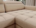 Coltar extensibil dreapta 4 locuri ELTAP, RT-18TOS, Berrto, 306x165x100 cm, lemn/poliester, bej deschis