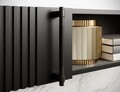 Raft de perete ELTAP, Raftt, 150x22x20 cm, PAL/MDF, negru