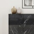 Consola, Homitis, Dune, 123x77.4x35 cm, Negru