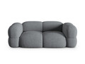 Canapea 3 locuri, Loretto, Cosmopolitan Design, 210x100x68 cm, tesatura structurata, gri