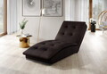 Sezlong living ELTAP, DOR-22FL, Doro, 170x85x95 cm, poliester, maro inchis