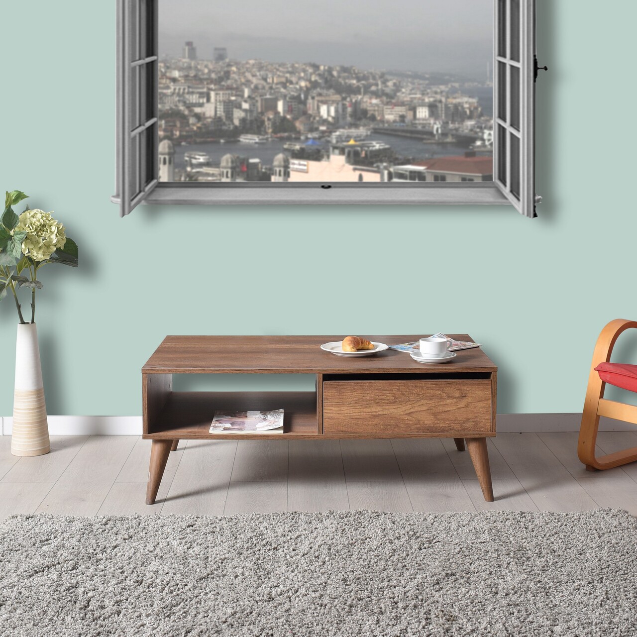 Masuta de cafea, Adore, Shp-655-Oo-1, 110x42x65 cm, PAL, Oslo / Nuc - 1 | YEO