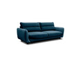 Canapea extensibila 4 locuri ELTAP, SO-SIL-40NU, Silva, 236x95x90 cm, lemn/poliester, albastru inchis