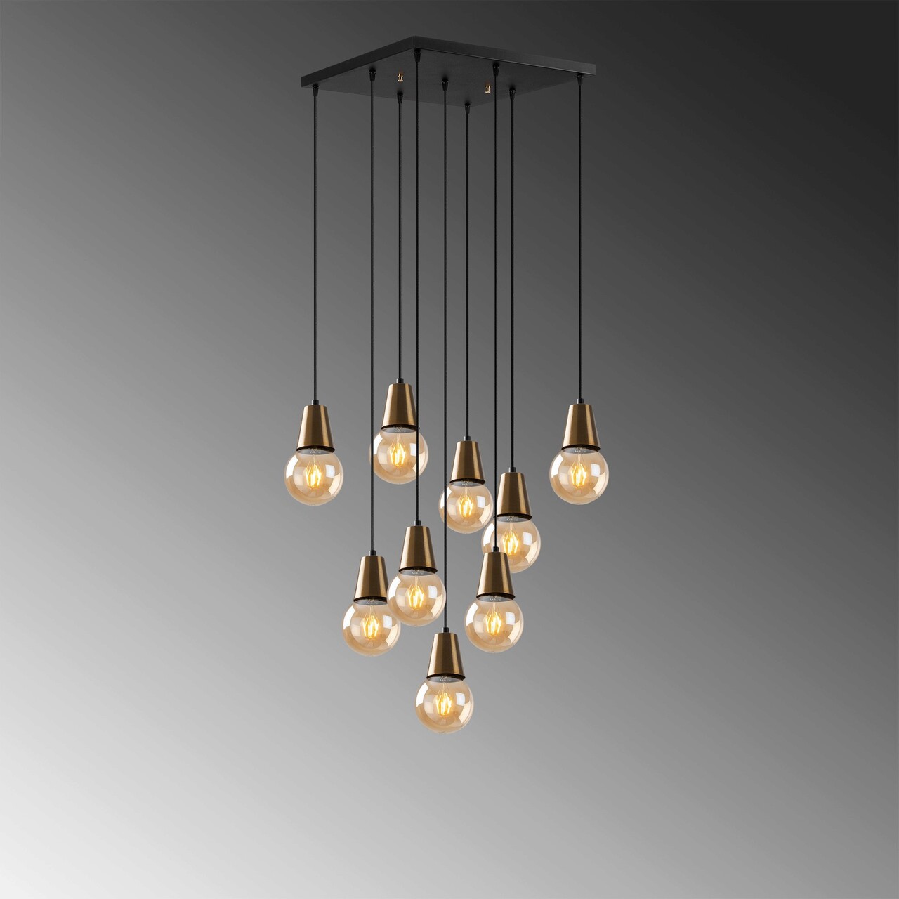 Lustra, Tatum, 584TTM1490, Metal, Vintage