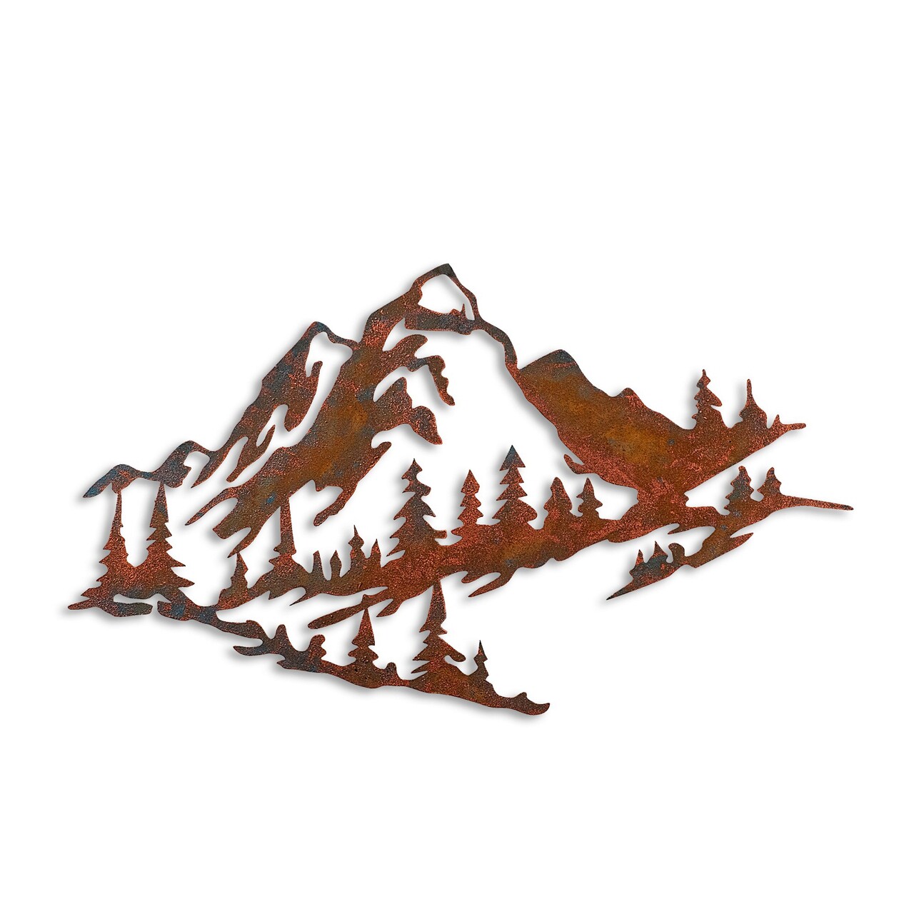 Decoratiune de perete, Mountain, 70 x 40 cm, Multicolor - imagine 6