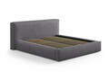 Tablie de pat 180 cm, Micadoni Home, Olivia-206, tesatura boucle, grafit