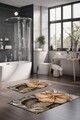 Set covorase de baie, Cartwright, CT-5375, Poliester, Multicolor