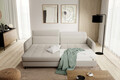 Coltar extensibil stanga 3 locuri ELTAP, LT-18ROY, Gomsi, 228x165x100 cm, lemn/poliester, bej deschis