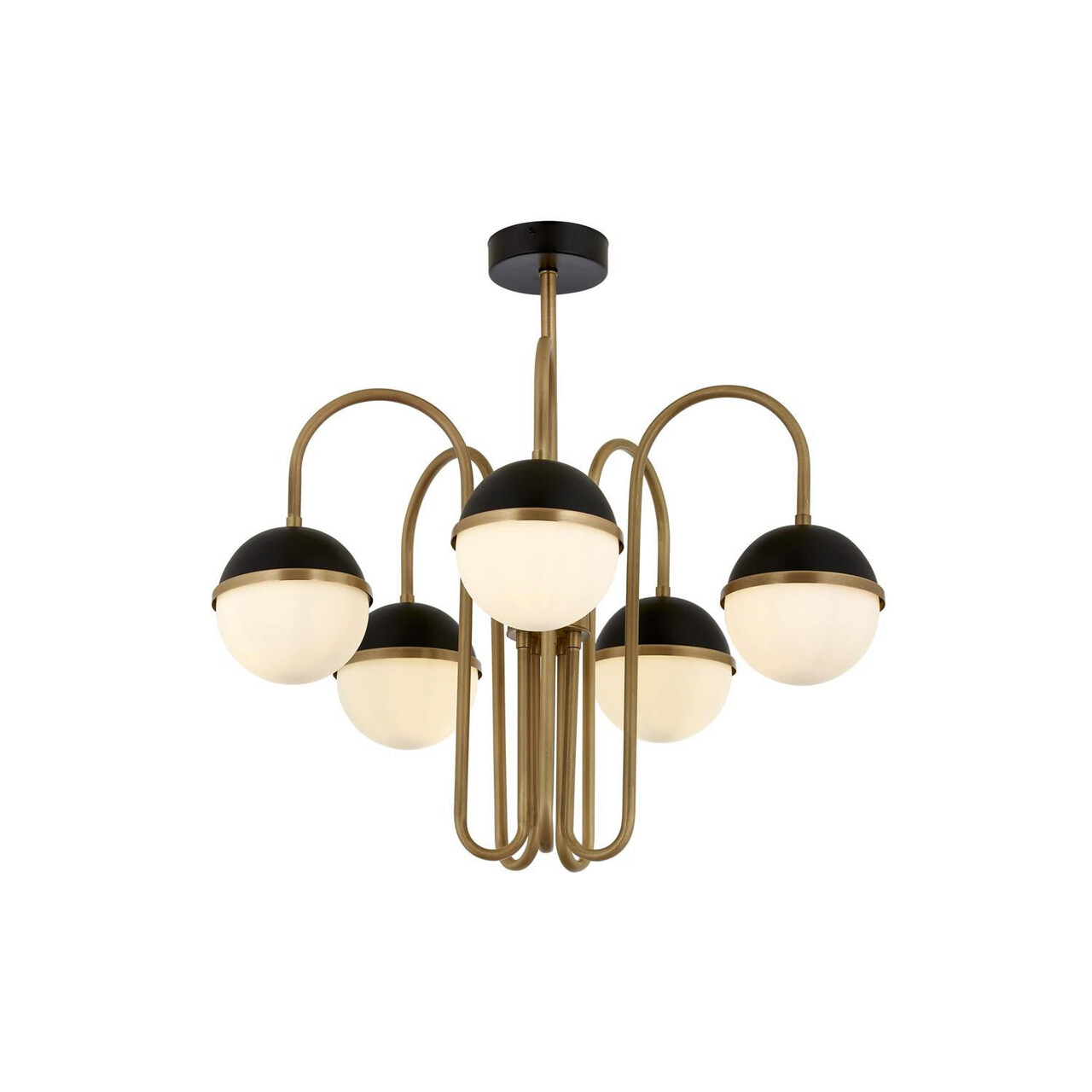 Lustra, Aurora, 301AUR1338, Metal, Negru / Vintage