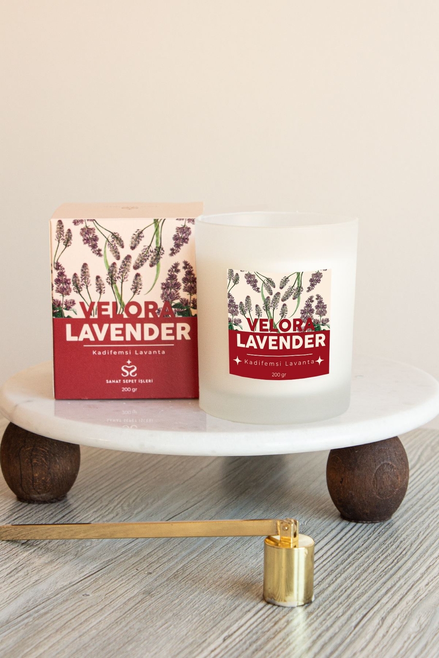 Lumanare, Velore Lavender, Multicolor