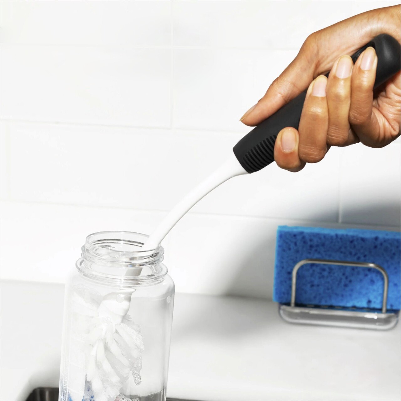 Perie curatare sticle, "SoftWorks" - OXO - imagine 2