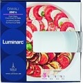 Set 3 platouri / vase pentru copt, Luminarc, Diwali, sticla, alb