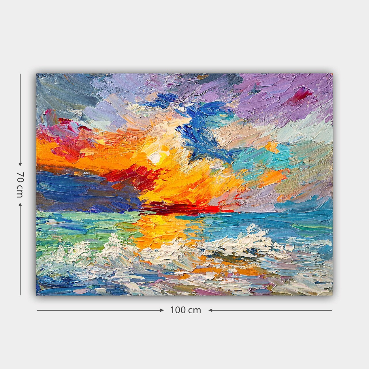 Tablou decorativ, 60489787_70100, Cadru: 100% LEMN (grosime: 3 cm), Multicolor - view 3
