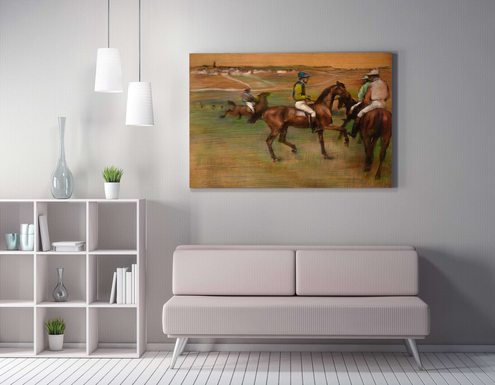 Tablou decorativ, WY304 (50 x 70), Amestec bumbac, Canvas imprimat, Multicolor