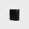 Masuta de cafea Gebo, Homla, 47x37x47.5 cm, MDF, negru/natur