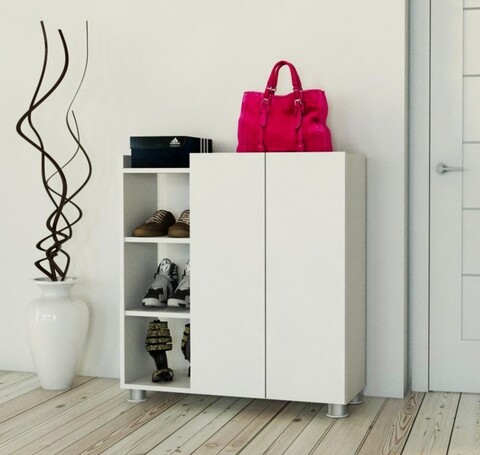 Pantofar asus, mobert, 90x30x90 cm, alb