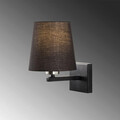Aplica de perete, Opviq, 892OPV1257, Metal, Negru / Nichel / Crem