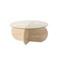 Masuta de cafea, Neostill, Bubble, Travertin