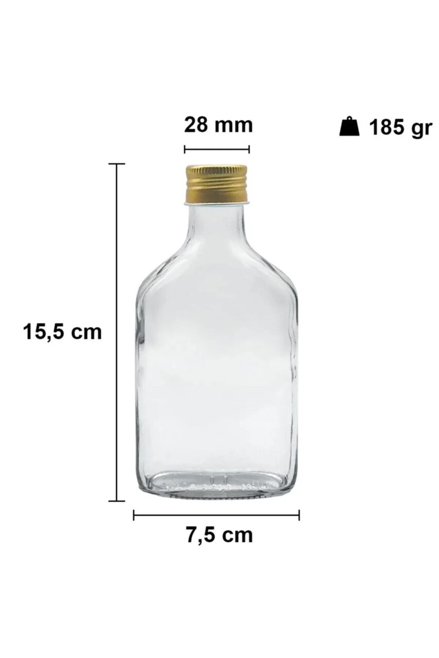 Set de sticle de sticlă (3 piese), L'essentiel Maison, 335RTN1145, Forme pentru gheață: 24 x 9 cm (1 bucată), Transparent/Auriu - view 5