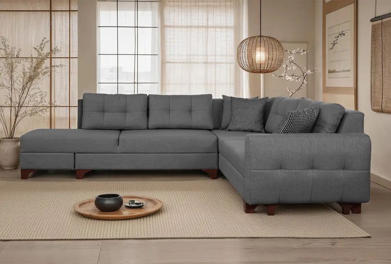 Coltar, Atelier del Sofa, 752EST1307, Lemn de carpen;PAL, Gri - view 2
