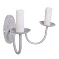 Aplica de perete Freya, Creaciones Meng, 2 x E14, 40W, metal/in