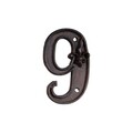 Numar pentru casa 9, Esschert, 1.1 x 7.7 x 12 cm, fier forjat