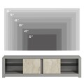 Comoda TV, Inarch, Aydos, Gri / Travertin