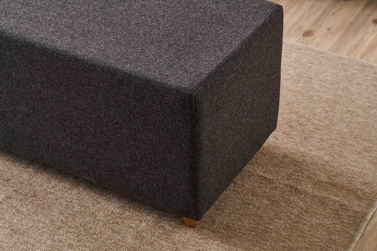 Taburet, Atelier del Sofa, 825BLC5182, Lemn, Fumuriu - view 3