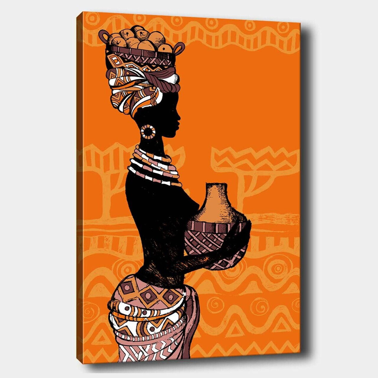 Tablou decorativ, 146452781_70100, Canvas, Rama din lemn (grosime 3 cm), Multicolor — imaginea 2