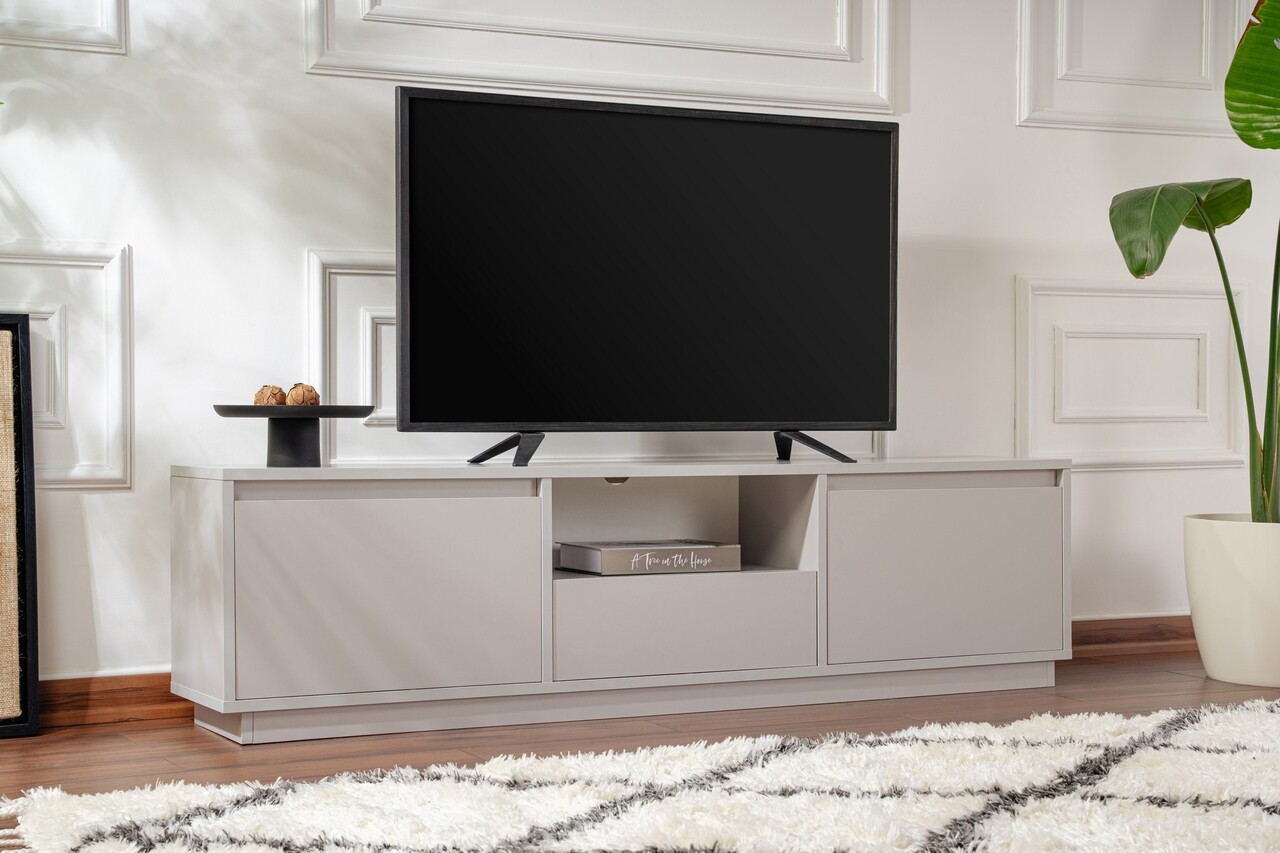 Comoda TV, Nordure, Vanguard, 160x42x29.5 cm, Gri