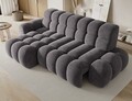 Coltar extensibil dreapta 3 locuri ELTAP, Ceedro, 283x165x98 cm, lemn/poliester, gri
