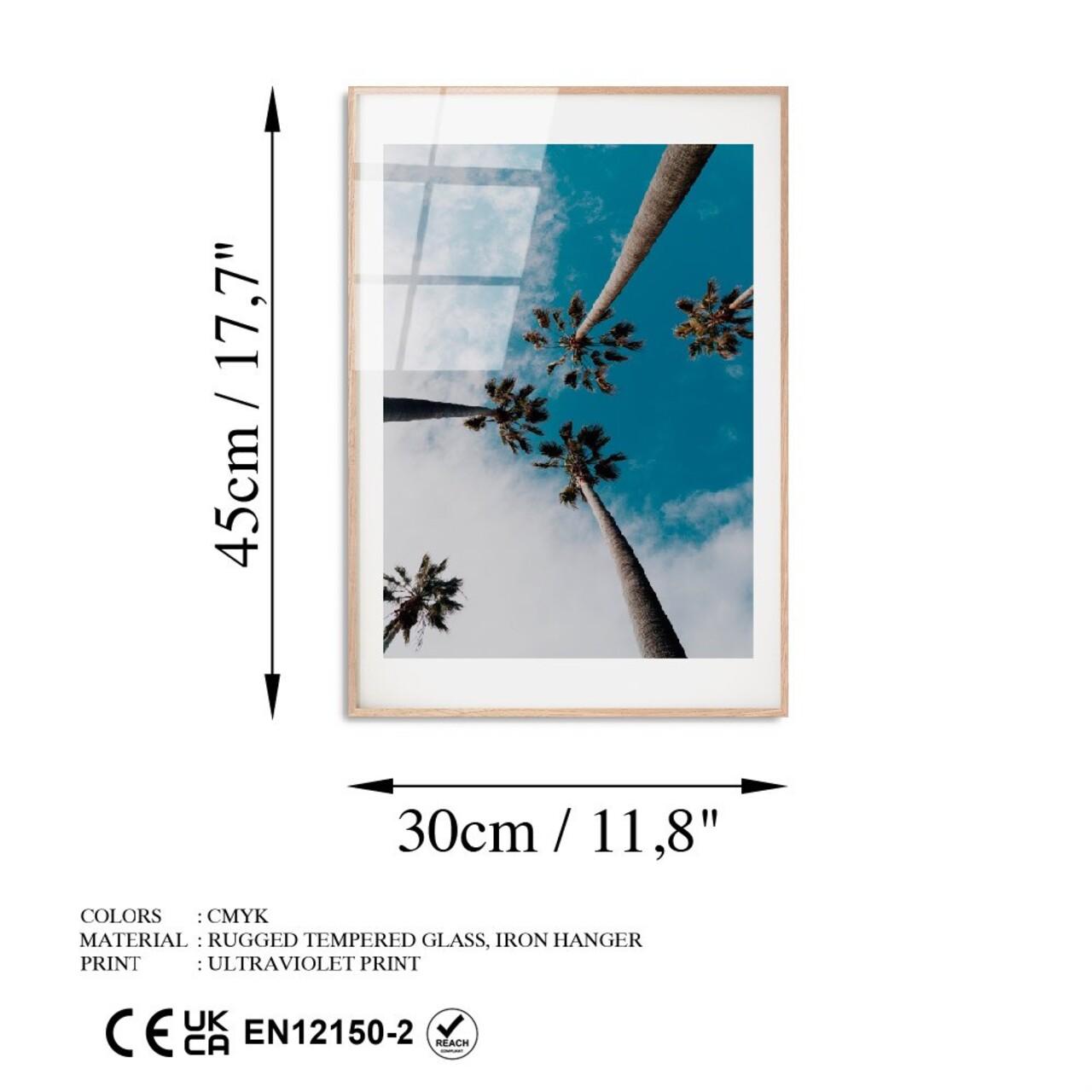 Tablou decorativ, UV-1075, 30 x 45 cm, Multicolor - view 7