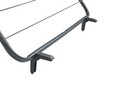 Uscator rufe pliabil Champion, Wenko, 65x7x62-114 cm, metal/polietilena, negru