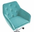 Scaun de birou Judy, Heinner, 44x42x80 cm,  turcoaz