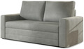 Canapea extensibila 2 locuri, ELTAP, Wave, 150x90x90 cm, lemn/poliester, gri