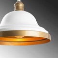 Lustra, Tatum, 584TTM1112, Metal, Alb/Auriu