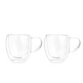 Set 2 cani Cembra, Homla, 120 ml, sticla borosilicata, transparent