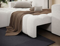 Coltar extensibil stanga 4 locuri ELTAP, Bon-217, Bonett, 250x175x92 cm, lemn/poliester, alb