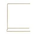 Suport pentru bijuterii, TK-005, 25x30x12 cm, Metal, Auriu
