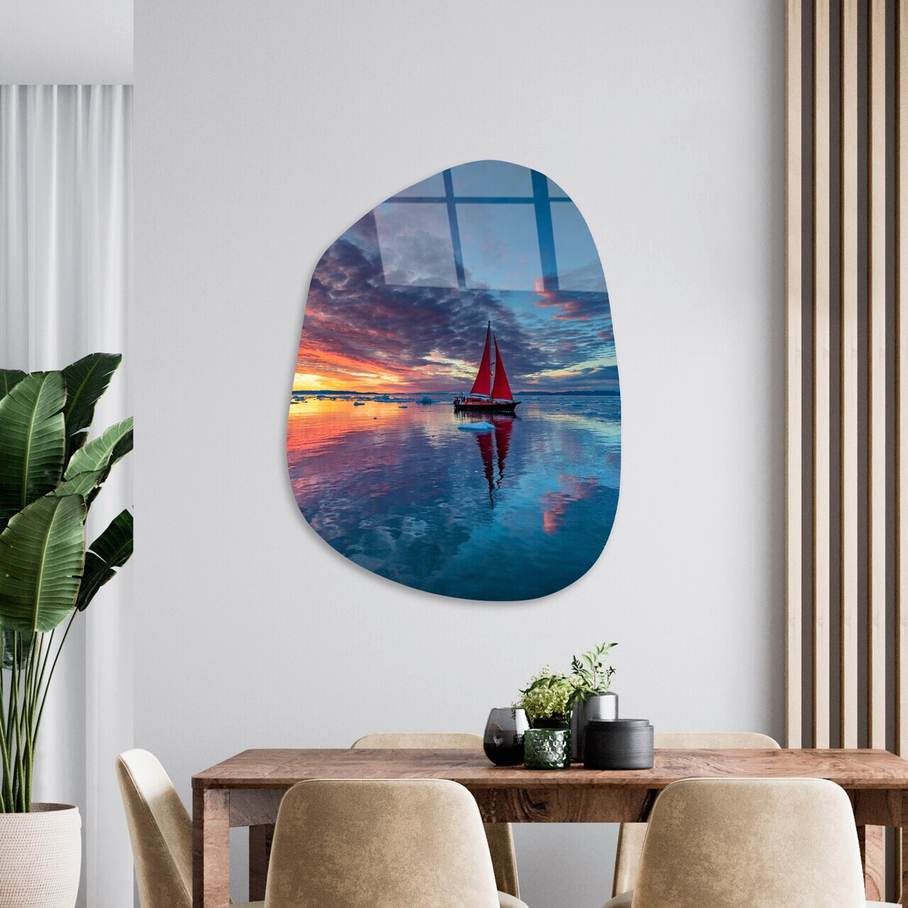 Tablou decorativ, UV-1085, 50 x 70 cm, Multicolor — imaginea 3