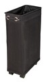Cos pentru rufe, Wenko, Corno Black, 43 L, poliester/polipropilena, negru