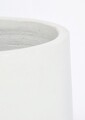 Set ghivece pentru exterior 2 piese Hoian, Bizzotto, Ø45 x 50 cm, fibra de ciment si argila, alb
