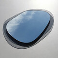 Oglinda decorativa, Neostill, Aqua A344, 75x55 cm, 100% STICLA CALITA (grosime: 2 cm), Fumuriu