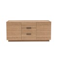 Consola, Vella, Lody Carina, 160 x 73 x 49 cm, pal melaminat, stejar