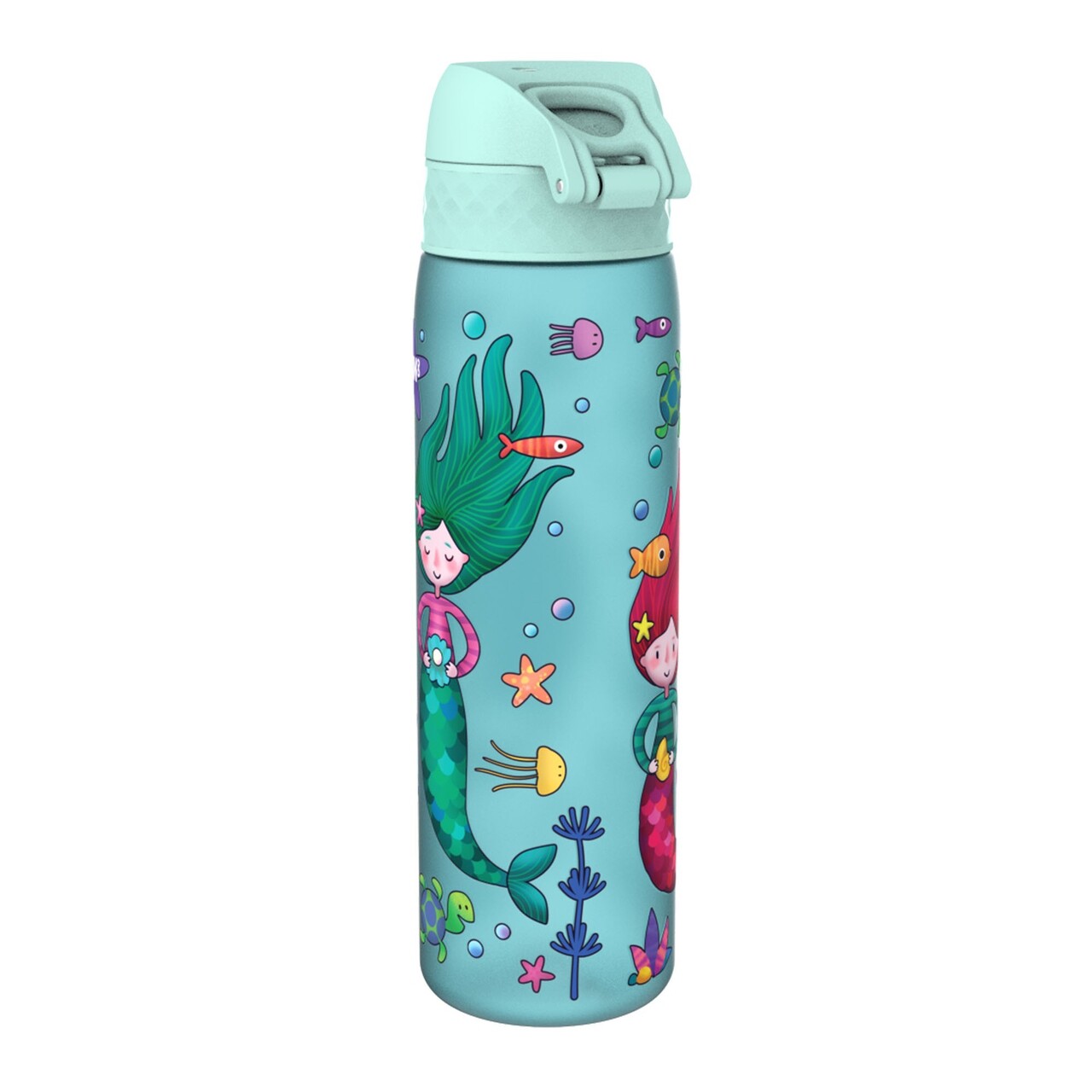 Sticla apa pentru copii Slim, recyclon, 500ml, Mermaids - Ion8 - imagine 3