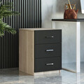Set mobilier de birou, Locelso, VO9, Stejar / Negru